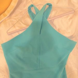Brand-new size 8 fitted teal dress.